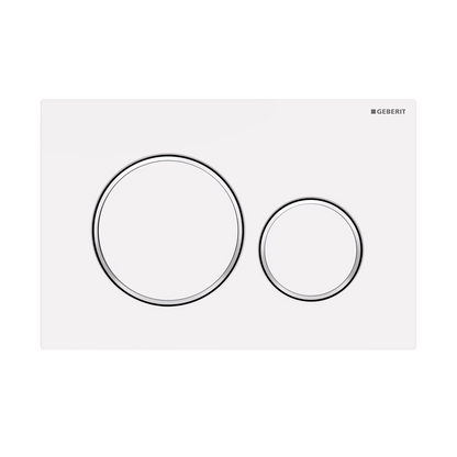 Turner Hastings Fino WhisperFlush Floor Mounted Toilet Package with Slim Seat (Includes Geberit Cistern & Matte White Flush Plate)