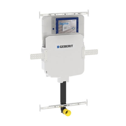 Turner Hastings Fino WhisperFlush Floor Mounted Toilet Package (Includes Geberit Cistern & Matte White Flush Plate)