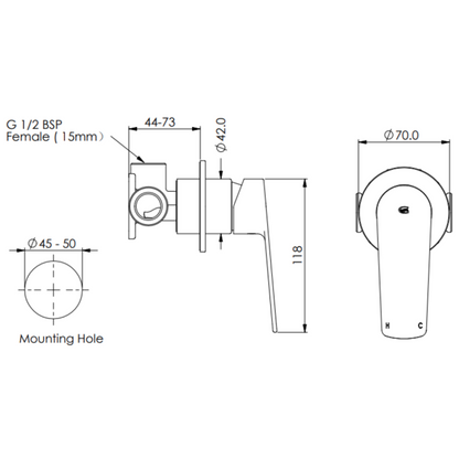 Greens Novi Shower Mixer