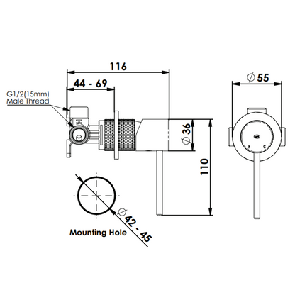 Greens Tesora Shower Mixer
