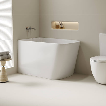Harvard Rectangular Corner Bathtub - Gloss White