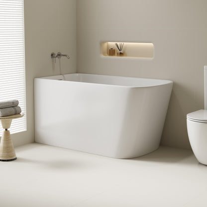 Harvard Rectangular Corner Bathtub - Gloss White