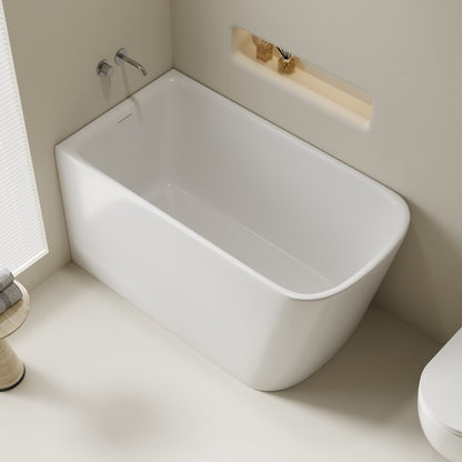 Harvard Rectangular Corner Bathtub - Gloss White