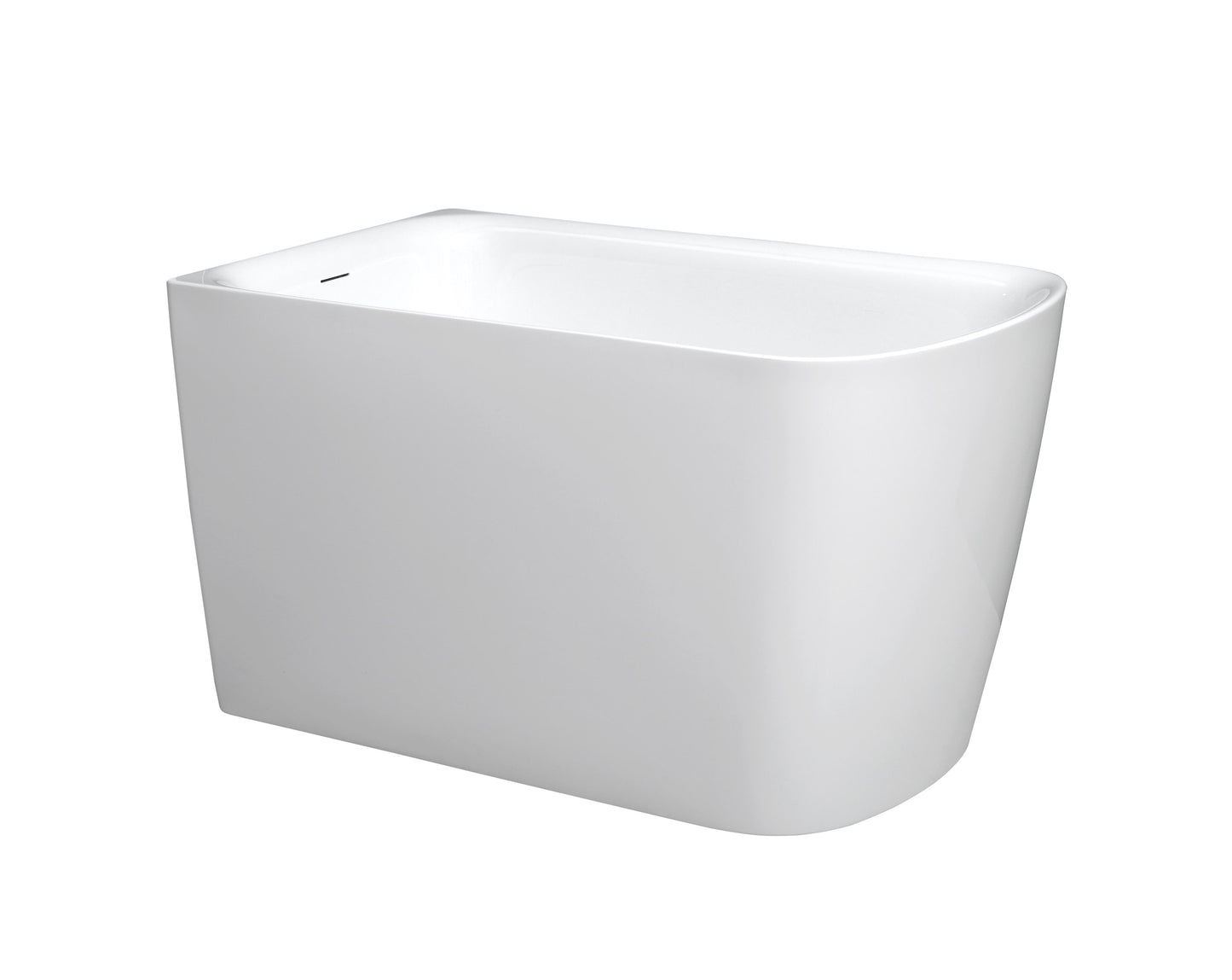 Harvard Rectangular Corner Bathtub - Gloss White