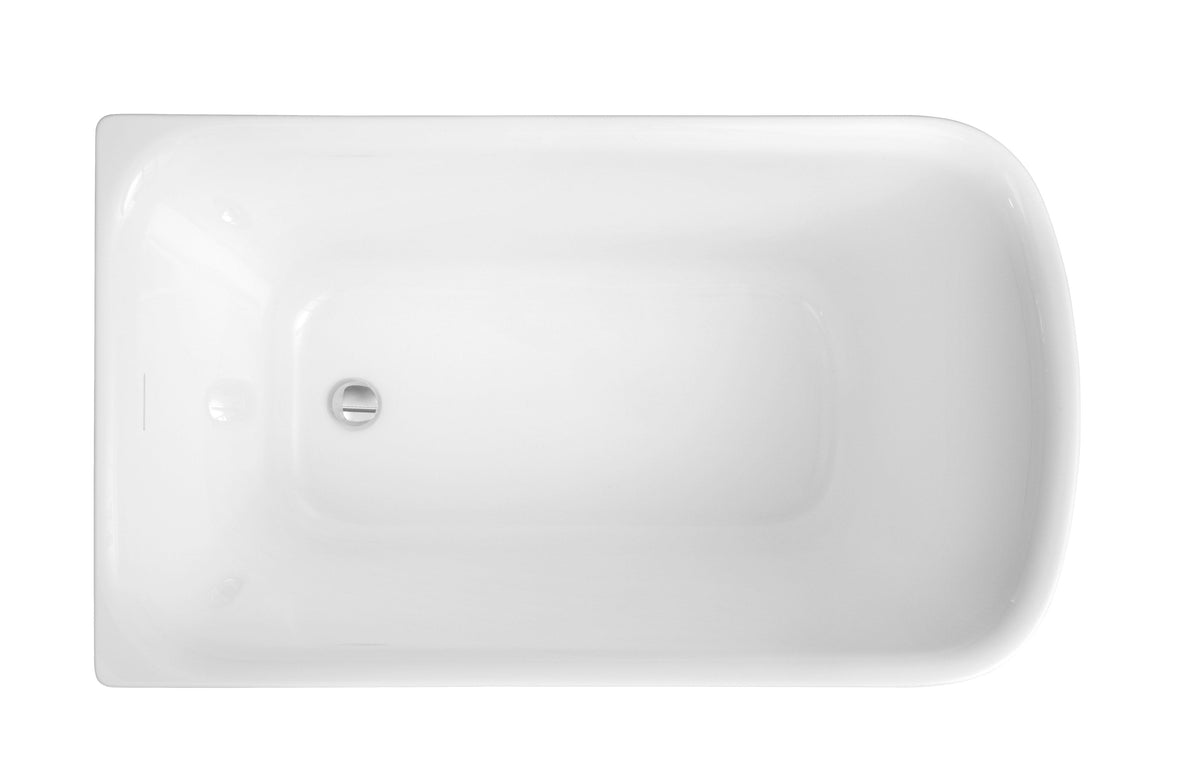 Harvard Rectangular Corner Bathtub - Gloss White