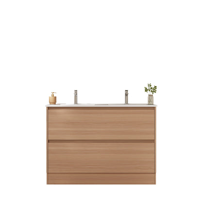 HERA 1200mm Freestanding Vanity - Elegant Oak