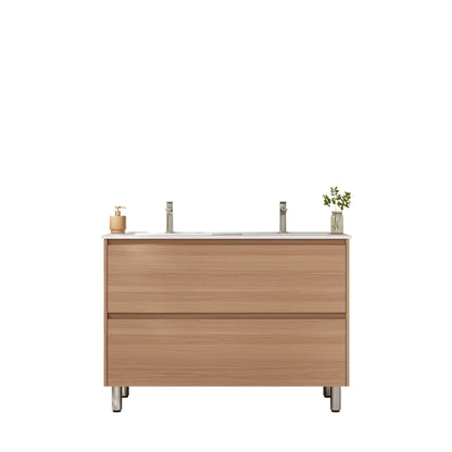HERA 1200mm Freestanding Vanity - Elegant Oak