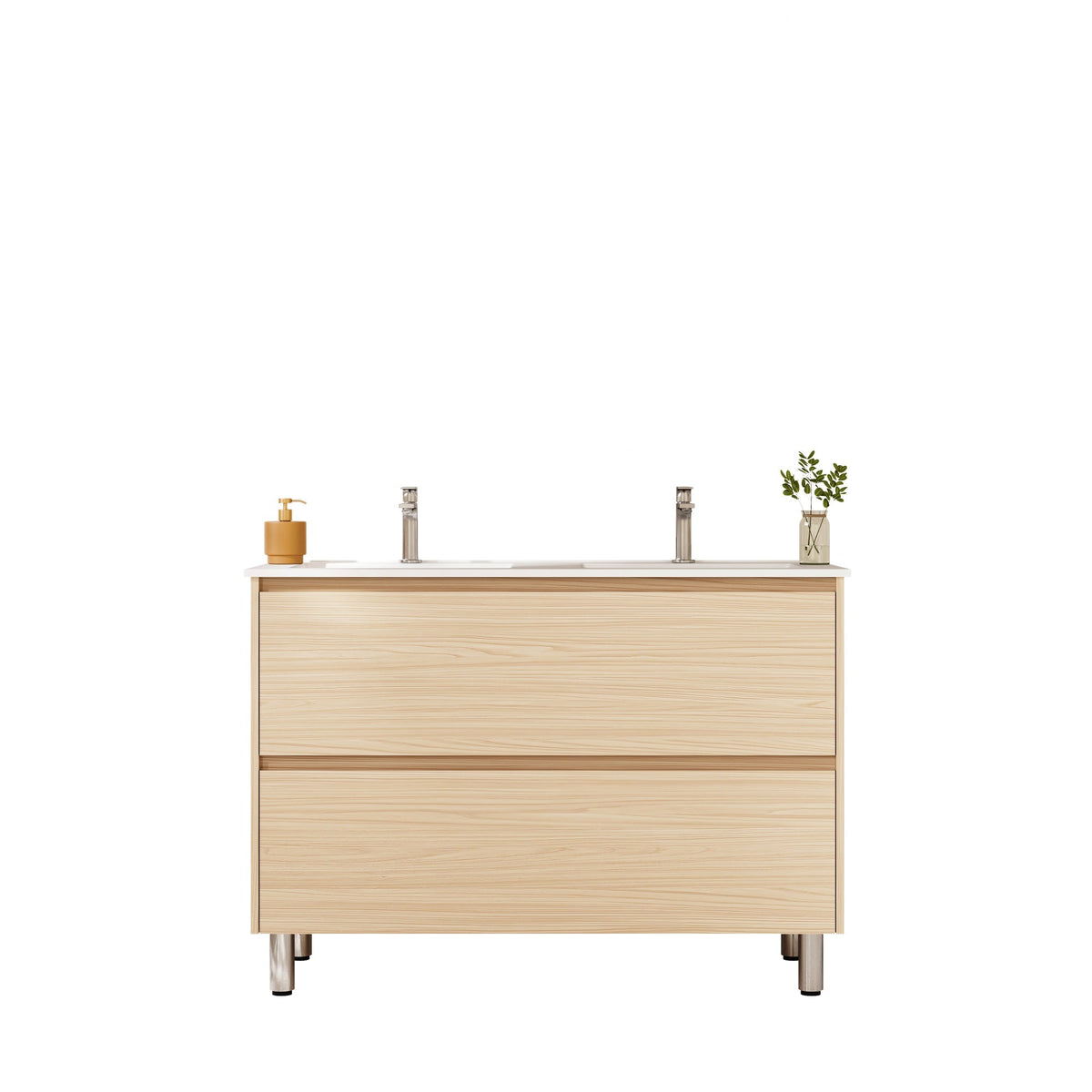 HERA 1200mm Freestanding Vanity - Tas Oak (+ ST-120-LW)