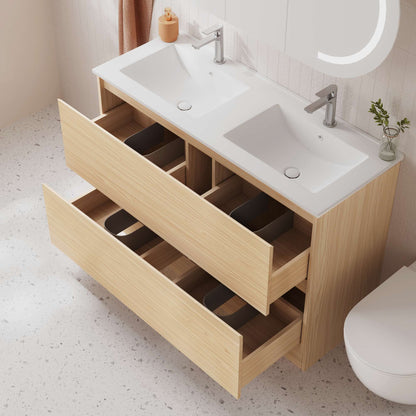 HERA 1200mm Freestanding Vanity - Tas Oak (+ ST-120-CA)