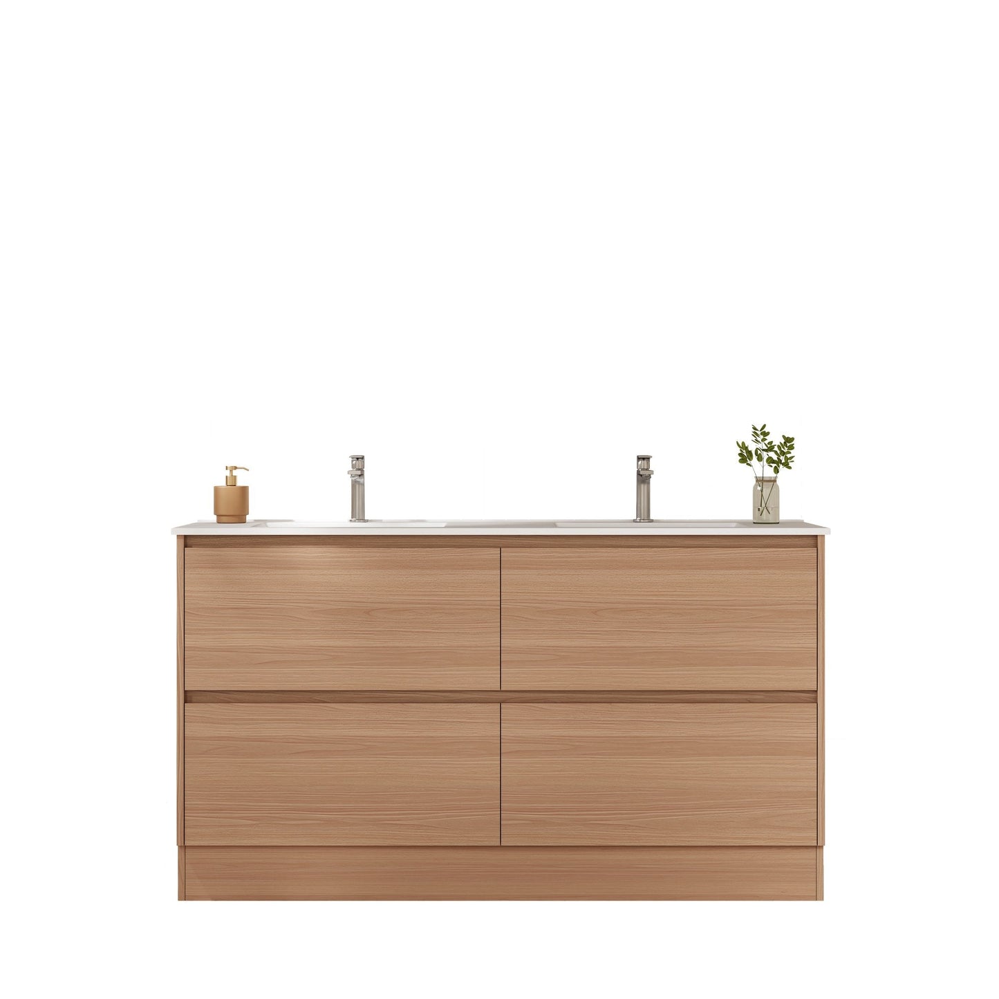 HERA 1500mm Freestanding Vanity - Elegant Oak