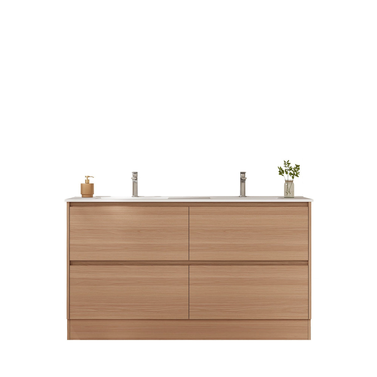HERA 1500mm Freestanding Vanity - Elegant Oak
