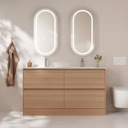 HERA 1500mm Freestanding Vanity - Elegant Oak