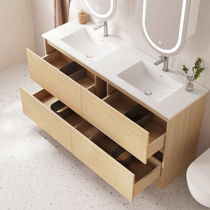 HERA 1500mm Freestanding Vanity - Tas Oak