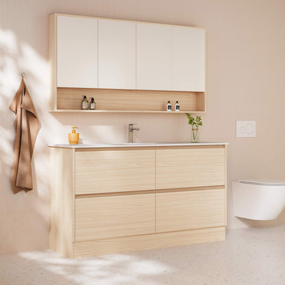 HERA 1500mm Freestanding Vanity - Tas Oak