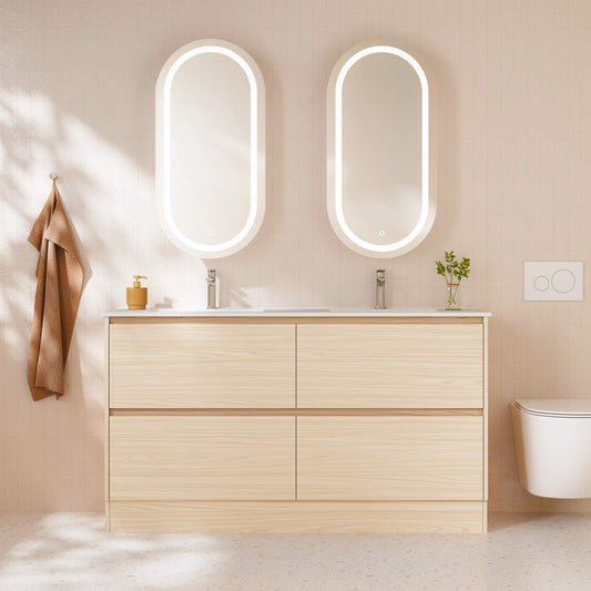 HERA 1500mm Freestanding Vanity - Tas Oak
