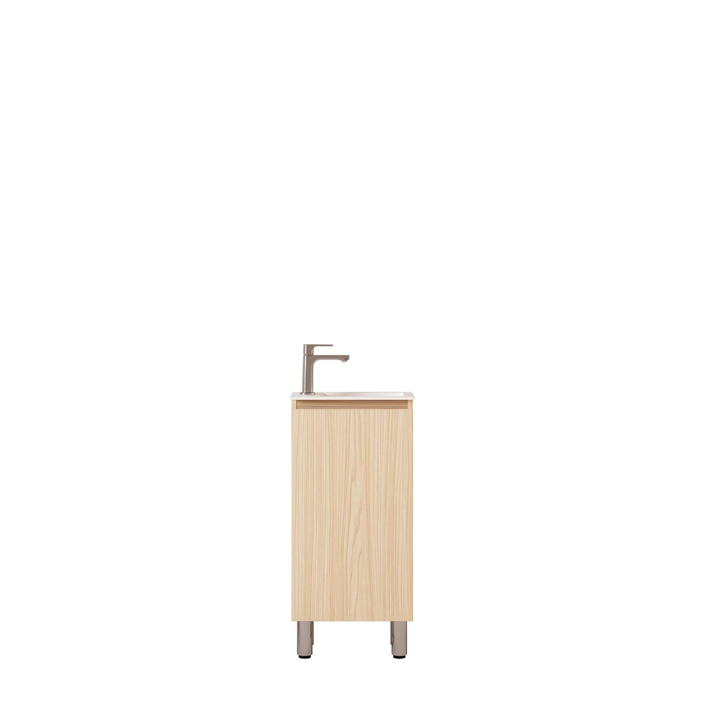 HERA 400mm Slim Freestanding Vanity with Basin- Tas Oak