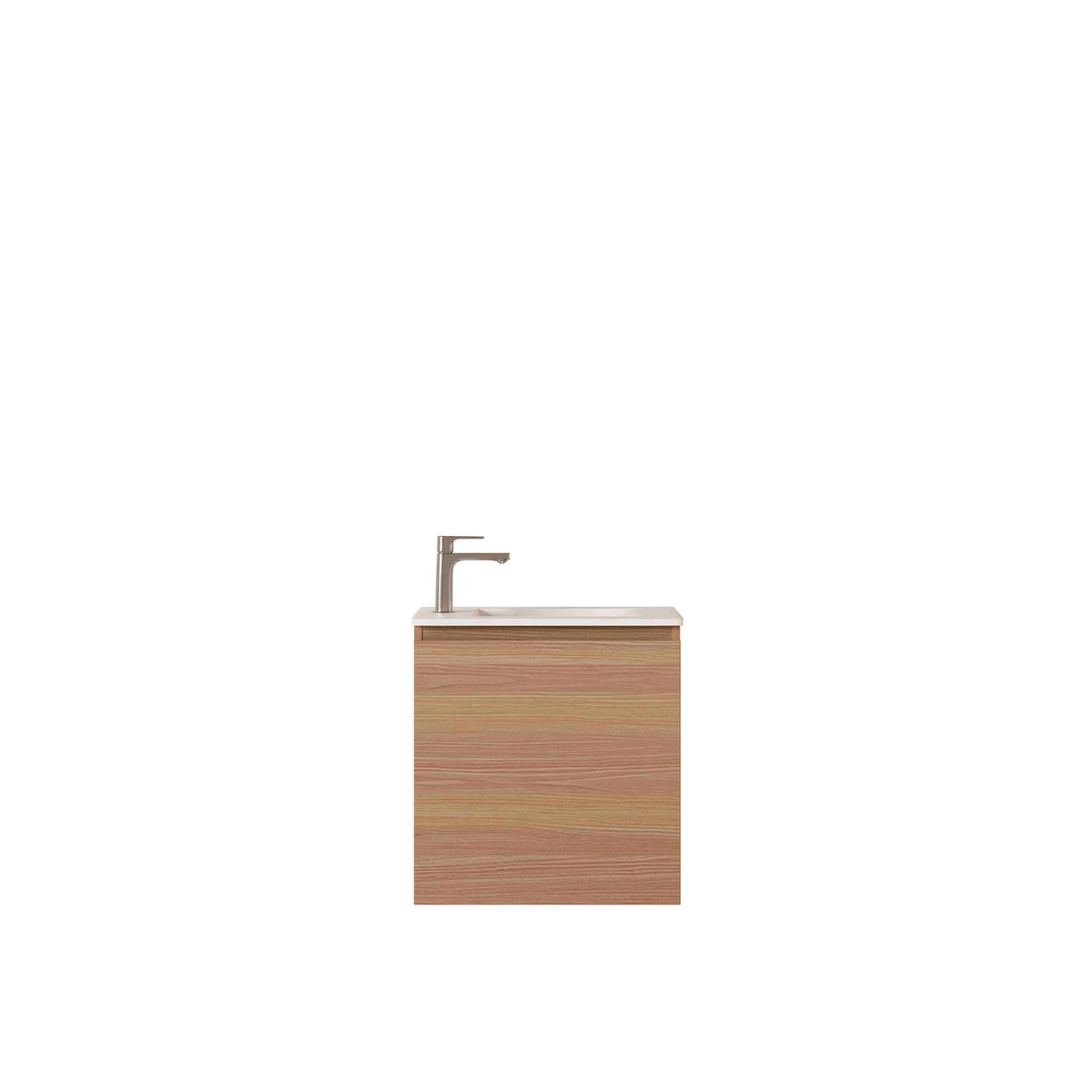 HERA 550mm Slim Wall-Hung Vanity with Basin- Elegant Oak
