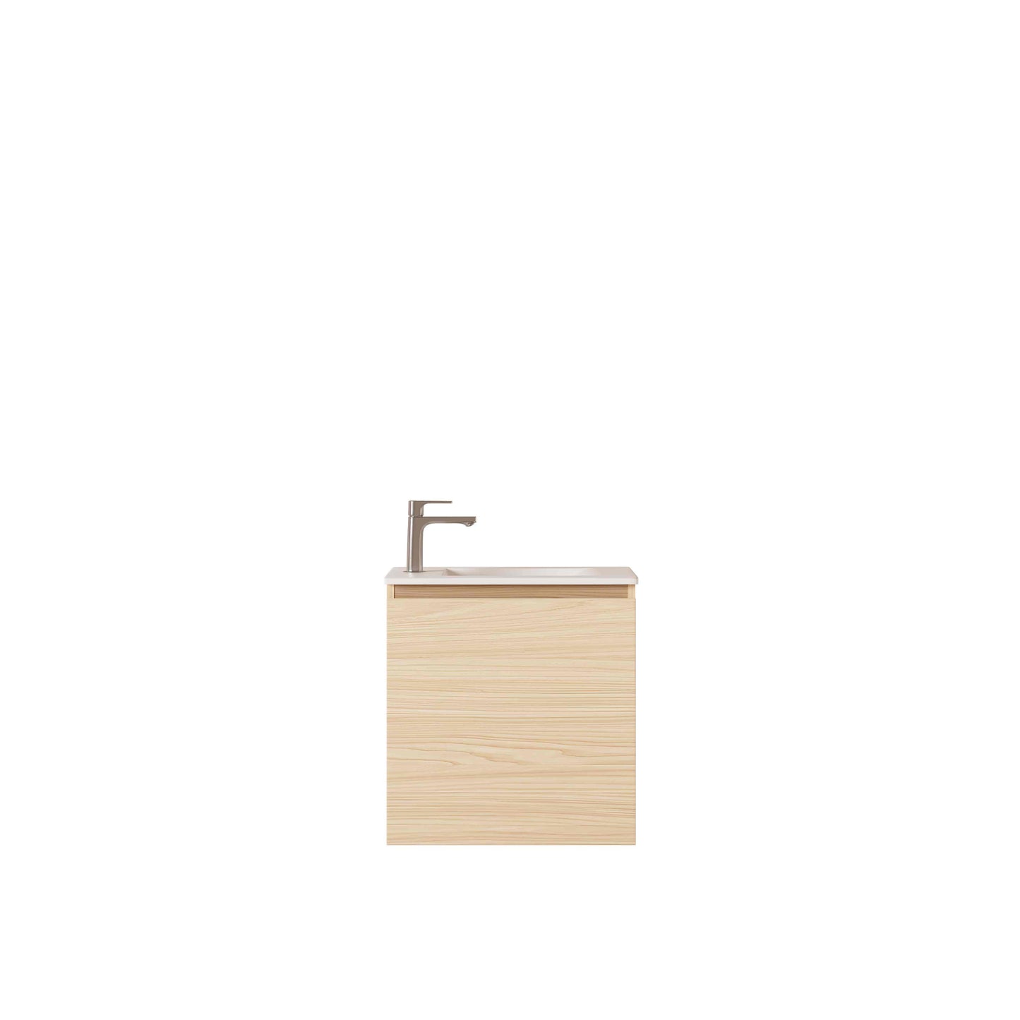 HERA 550mm Slim Wall-Hung Vanity with Basin- Tas Oak