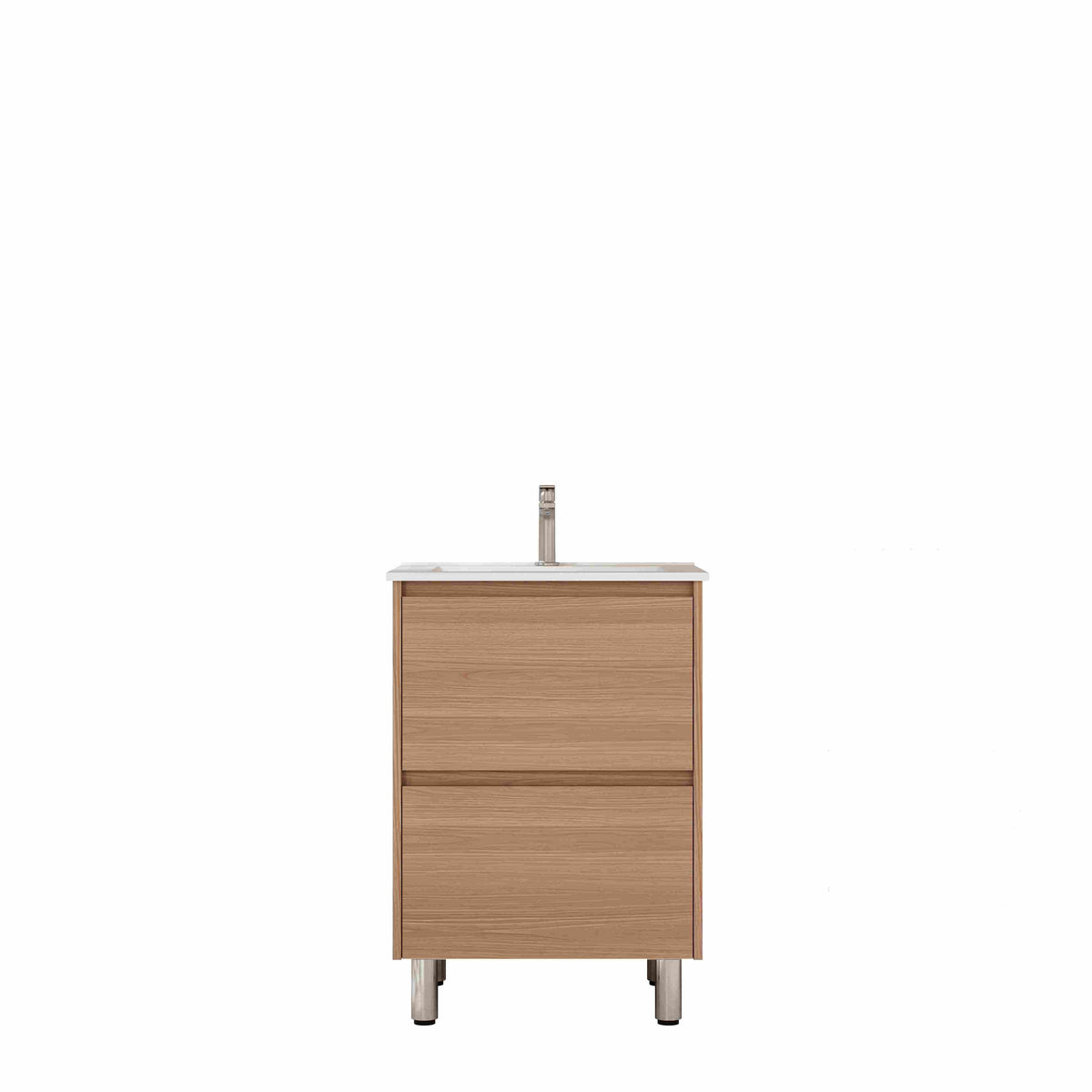 HERA 600mm Freestanding Vanity - Elegant  Oak (+ ST-60-CA + KB-60HE-EO)