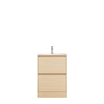 HERA 600mm Freestanding Vanity - Tas Oak (+ ST-60-CA)
