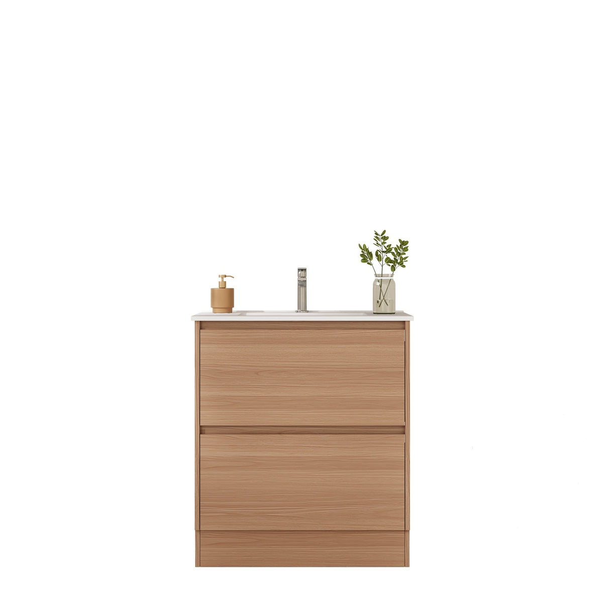 HERA 750mm Freestanding Vanity - Elegant Oak