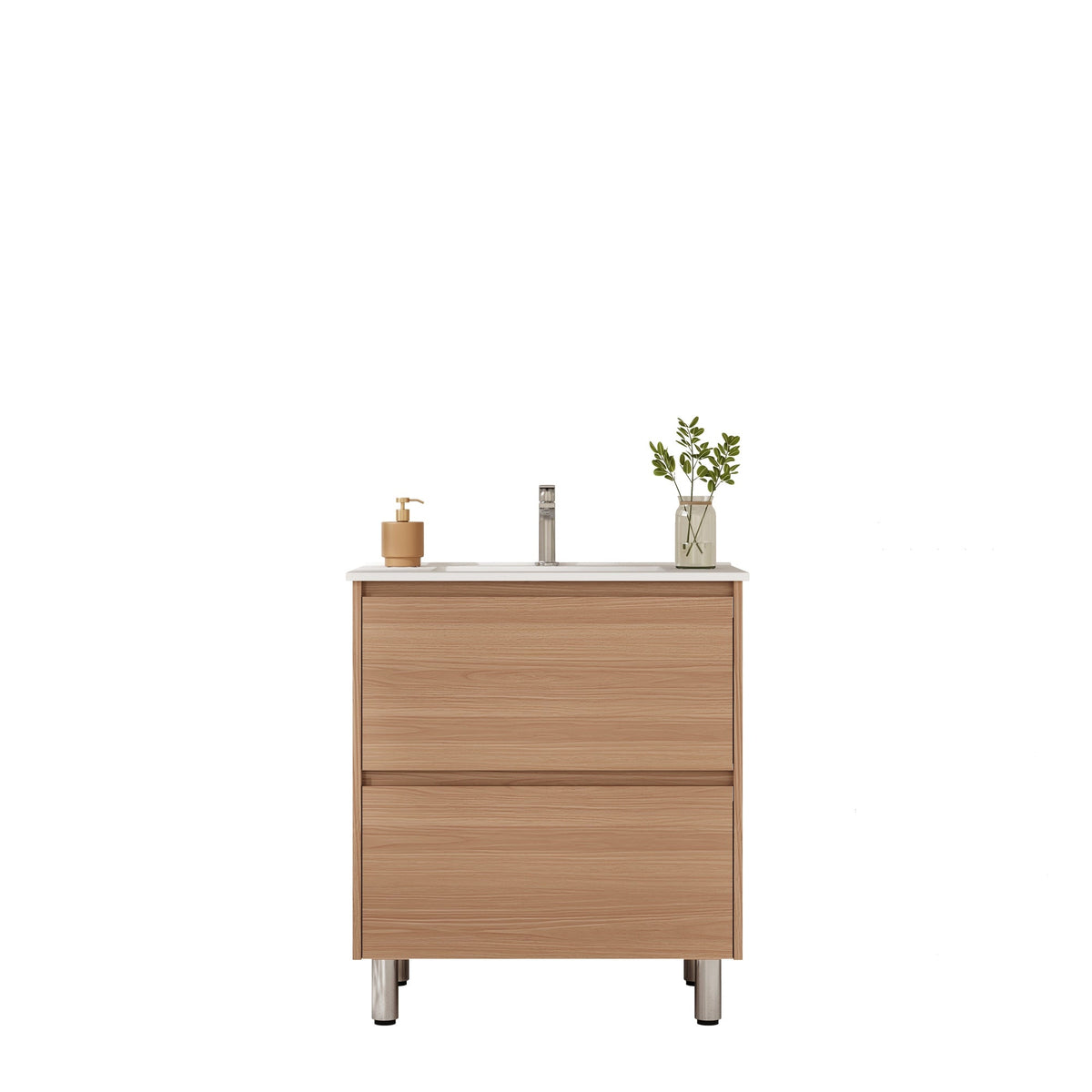 HERA 750mm Freestanding Vanity - Elegant Oak