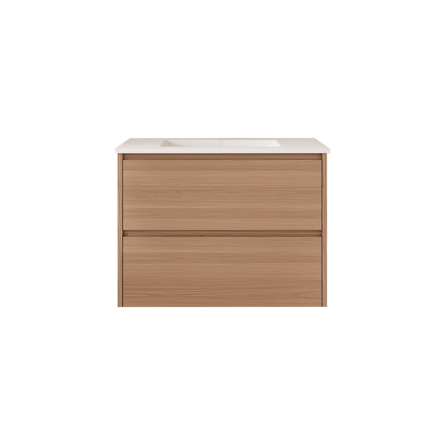 HERA 750mm Wall-Hung Vanity - Elegant  Oak (+ TOP 75)