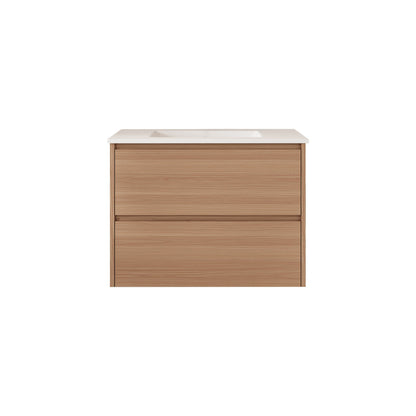 HERA 750mm Wall-Hung Vanity - Elegant  Oak (+ TOP 75)