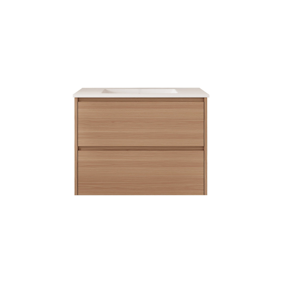 HERA 750mm Wall-Hung Vanity - Elegant  Oak (+ ST-75-LW)