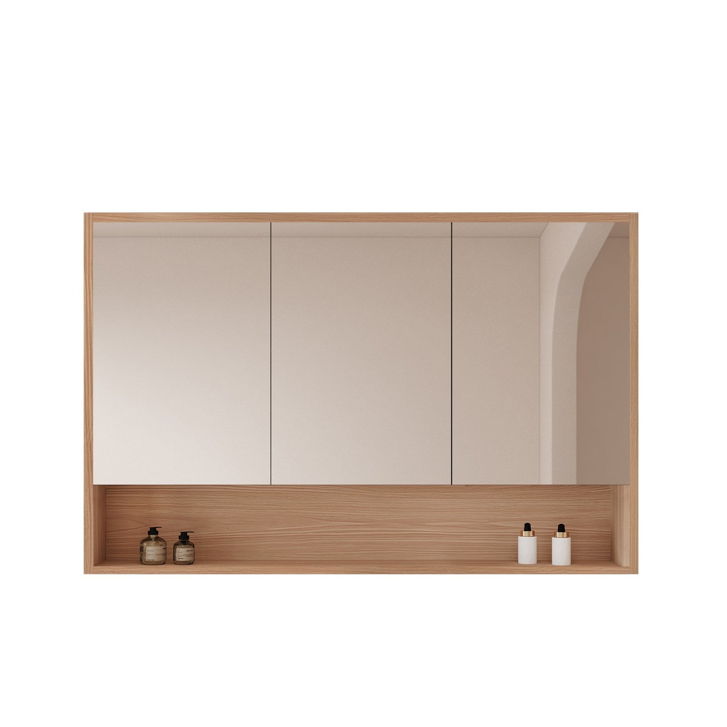 HERA 1200mm Shaving Cabinet - Elegant Oak