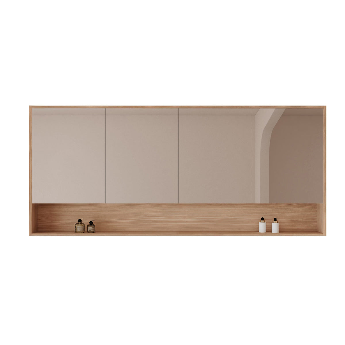 HERA 1800mm Shaving Cabinet - Elegant  Oak