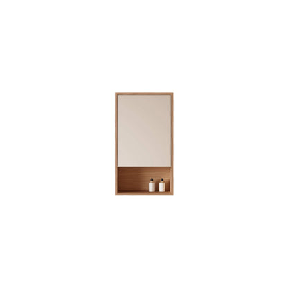 HERA 400mm Shaving Cabinet - Elegant Oak
