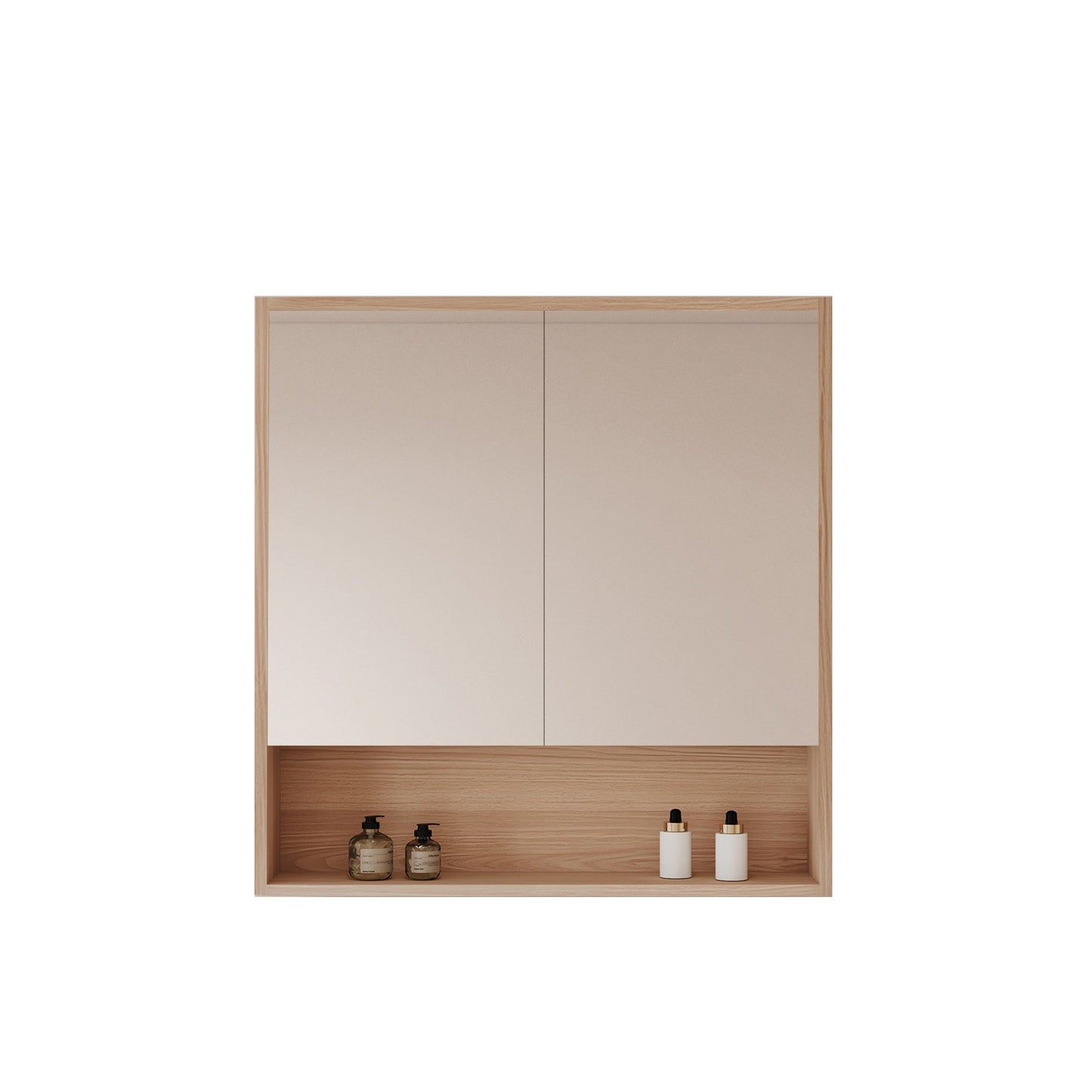 HERA 750mm Shaving Cabinet - Elegant Oak