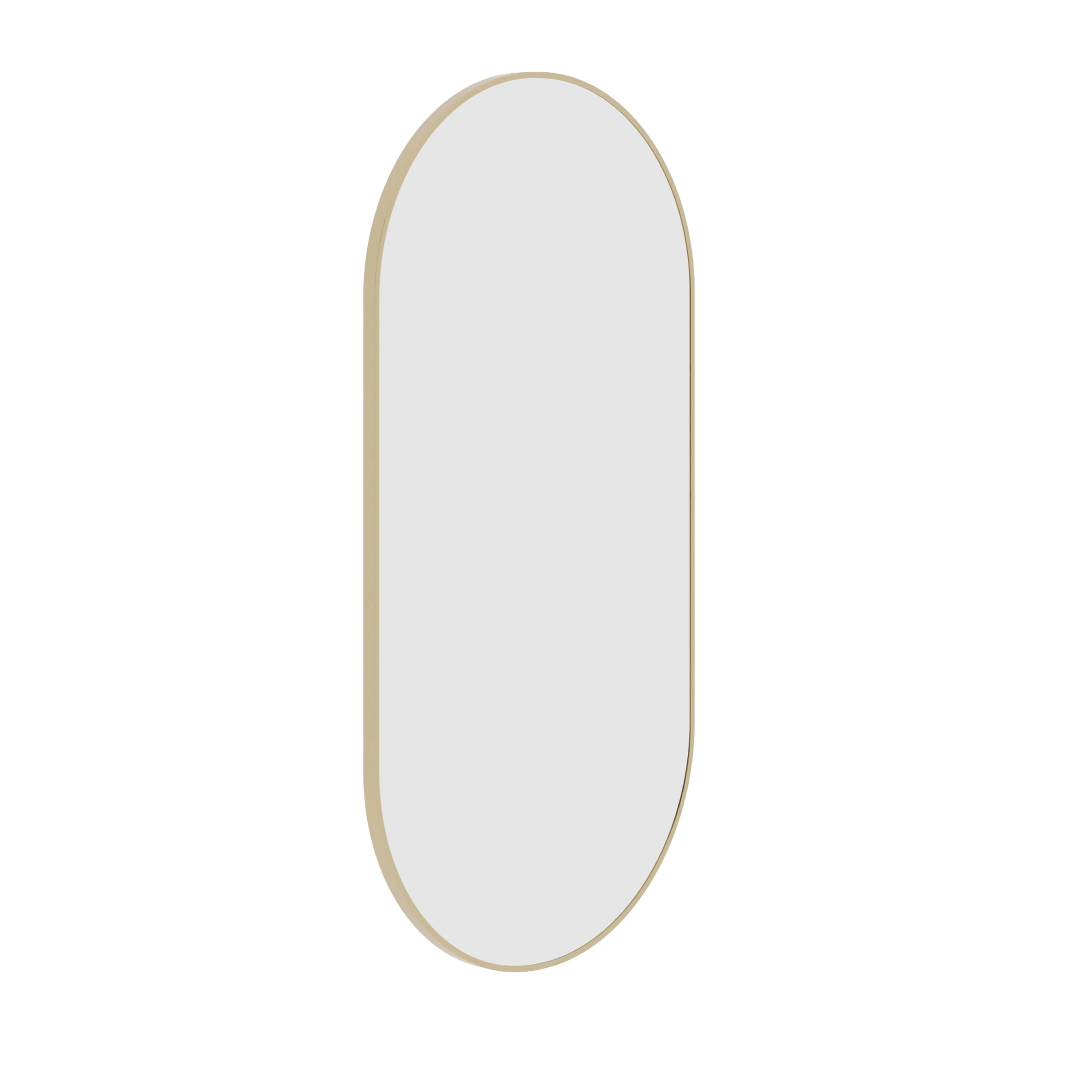Thermogroup Ablaze Havana Pill Gold Framed Mirror