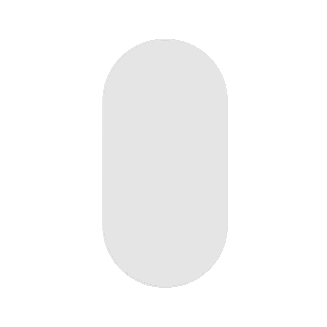 Thermogroup Ablaze Havana Pill White Framed Mirror