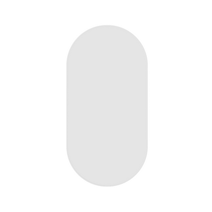 Thermogroup Ablaze Havana Pill White Framed Mirror