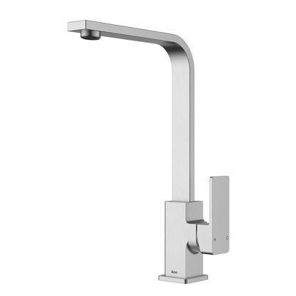 Ceram Sink Mixer - Brushed Nickel