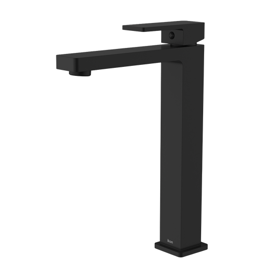 Ceram Basin Mixer High Rise - Matt Black