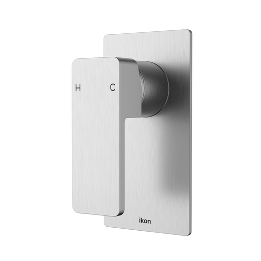 Ceram Wall Mixer - Brushed Nickel