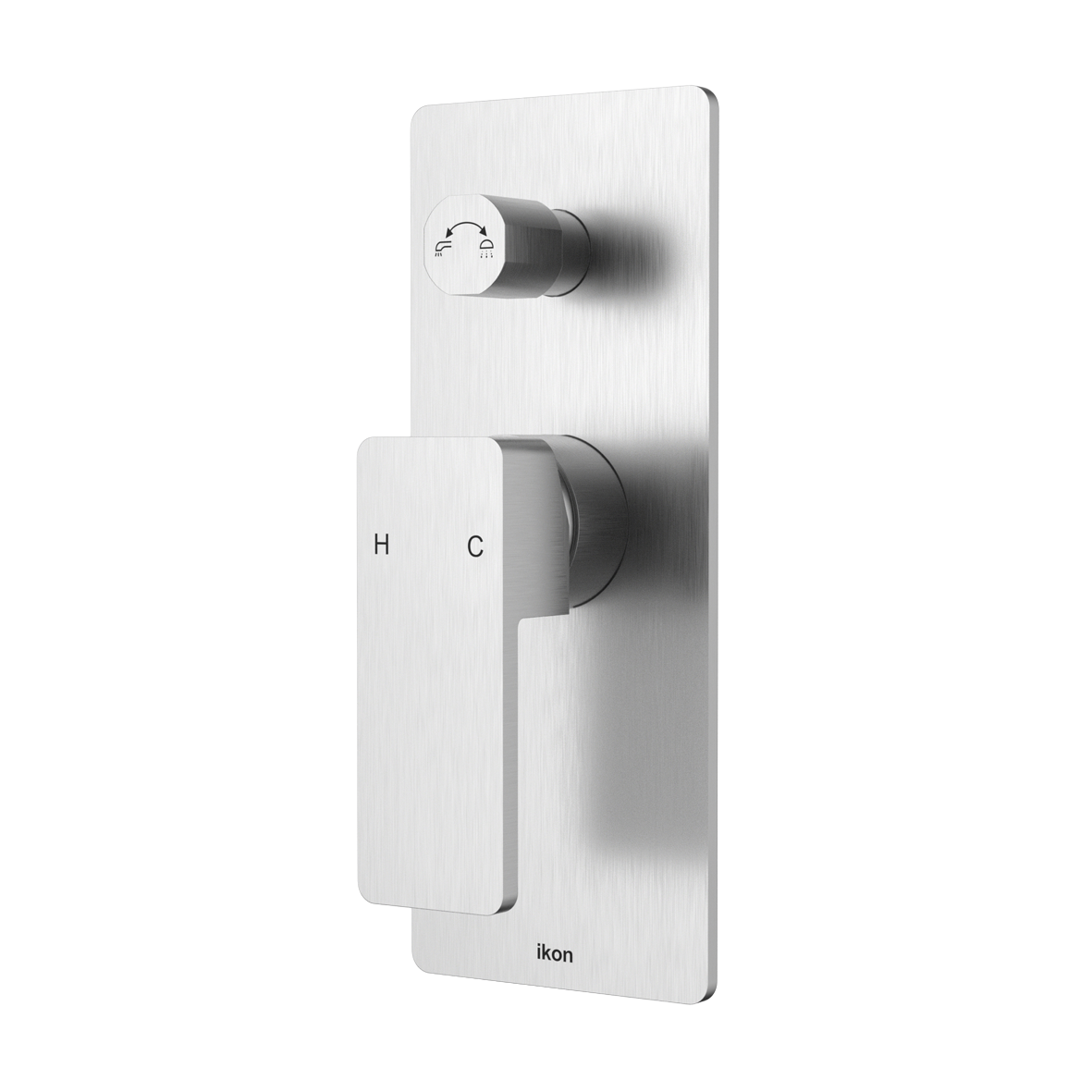 Ceram Wall Mixer Diverter - Chrome
