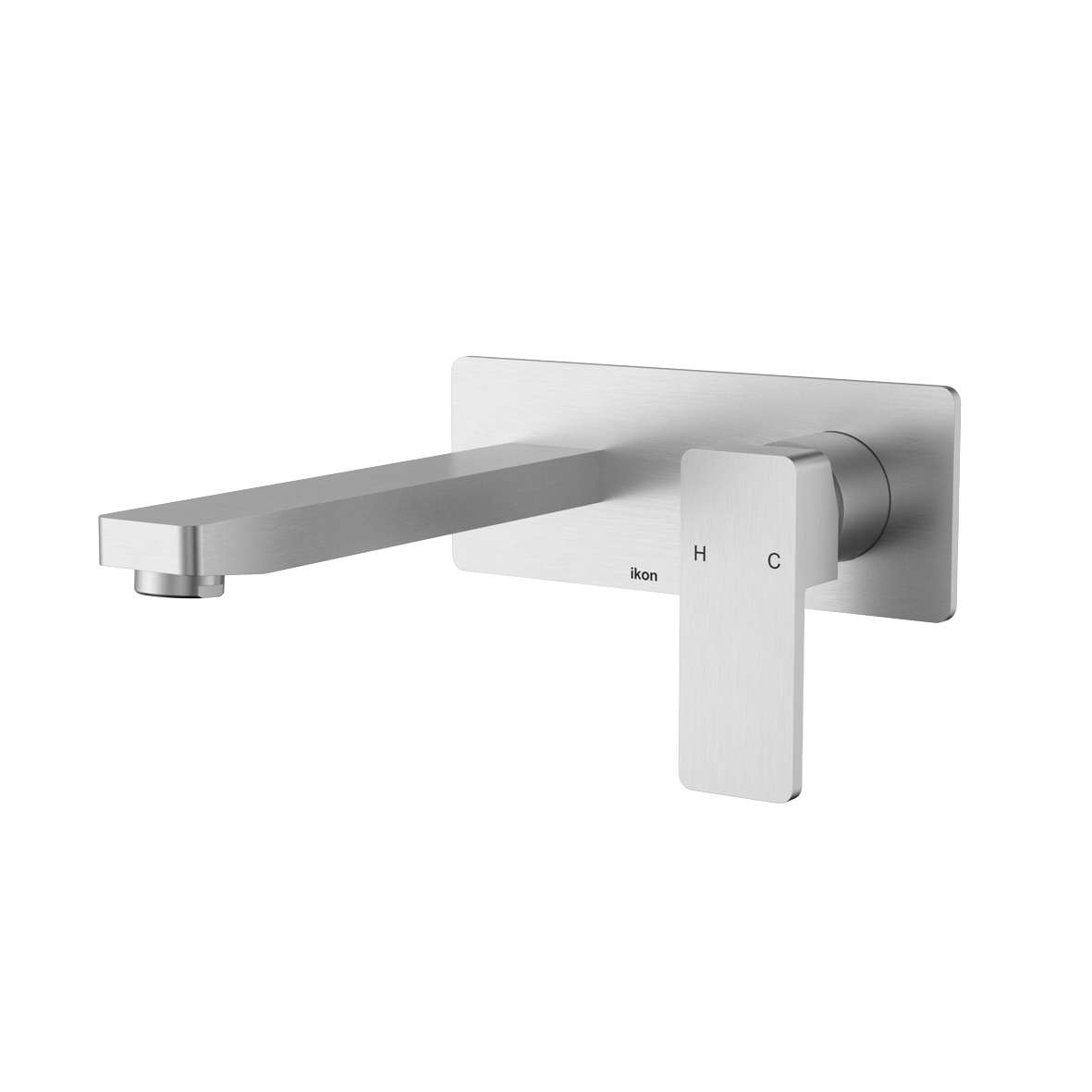 Ceram Wall Basin Mixer - Matte Black