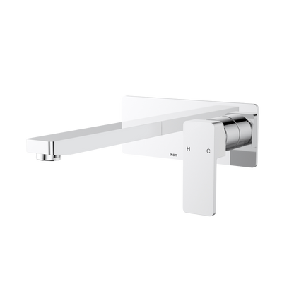 Ceram Wall Basin Mixer - Chrome