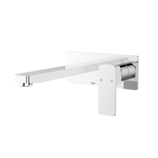 Ceram Wall Basin Mixer - Chrome