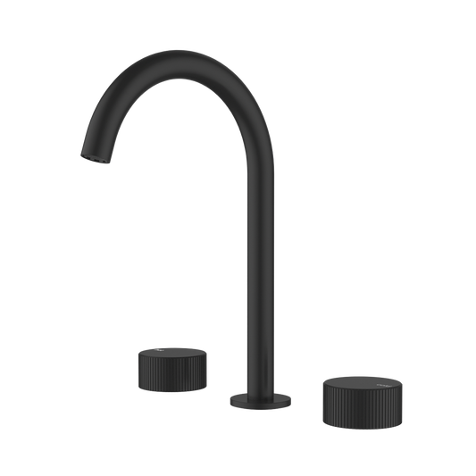 Soko 1/4 Turn C/D Basin Set - Matt Black