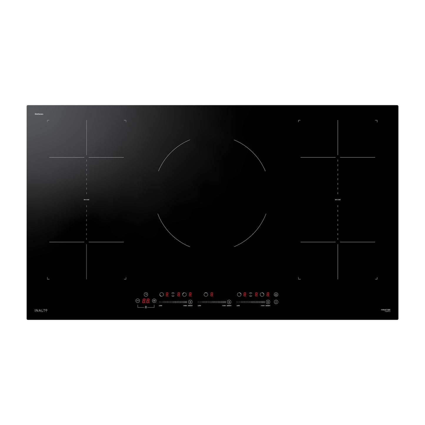 Cooktop Induction 900mm InAlto 5 Zones Bev Edges
