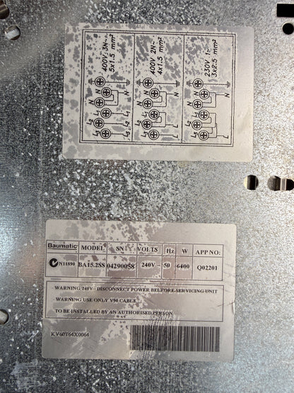 Baumatic BA15.2SS 60cm Electric Cooktop – Quality Used | Tested & Cleaned | Reno Spares