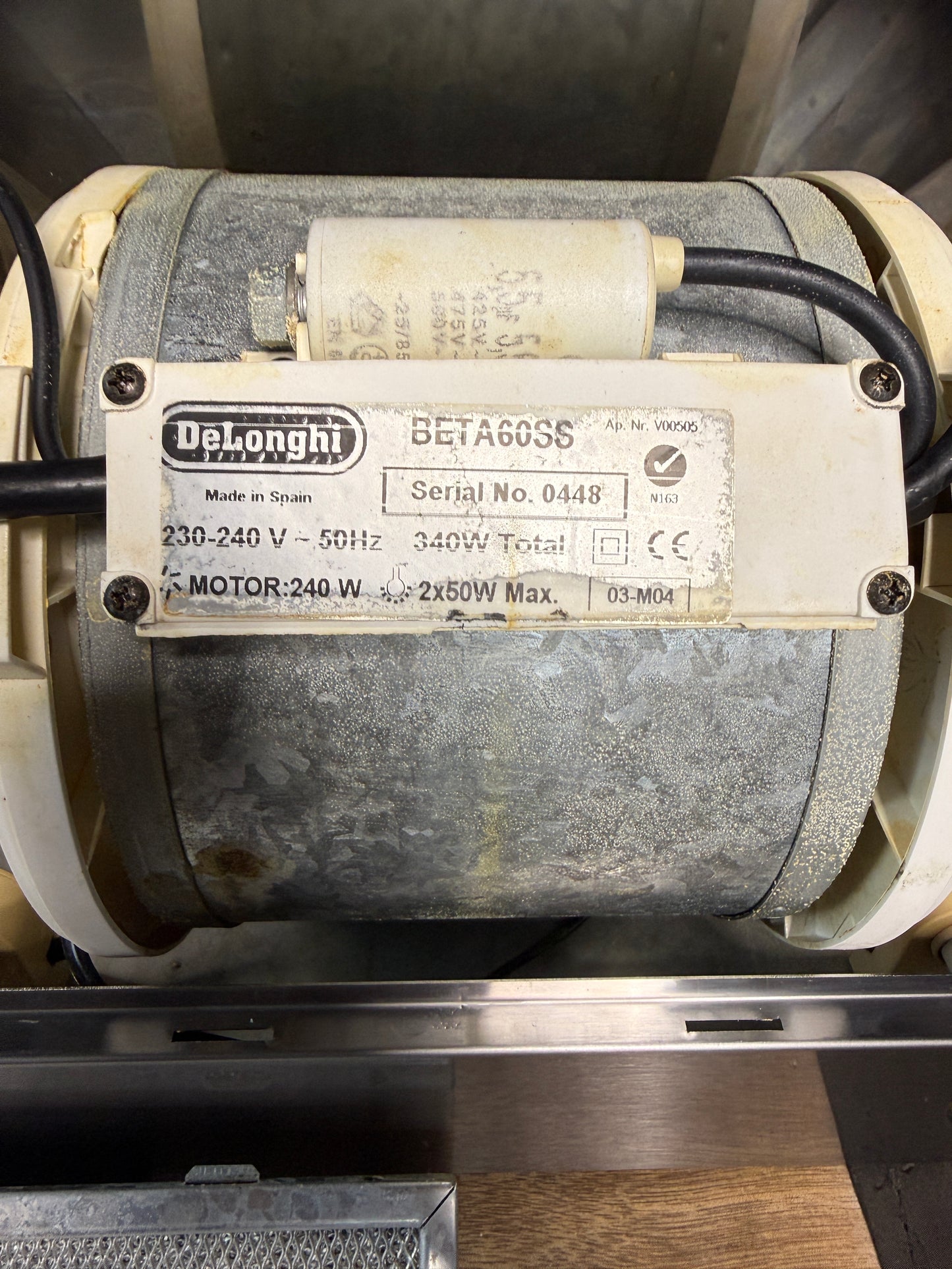 De Longhi BETA60SS 60cm Slide-Out Rangehood – Quality Used | Tested & Cleaned | Reno Spares