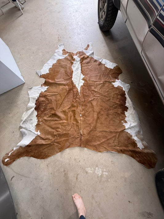 Genuine Herron Cowhide Rug
