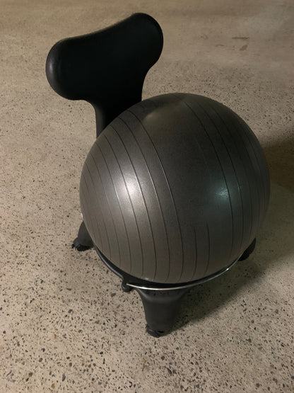 Swiss Ball Chair Ergonomic Balance-ball Office Chair with Locks