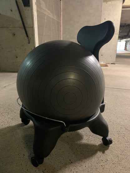 Swiss Ball Chair Ergonomic Balance-ball Office Chair with Locks